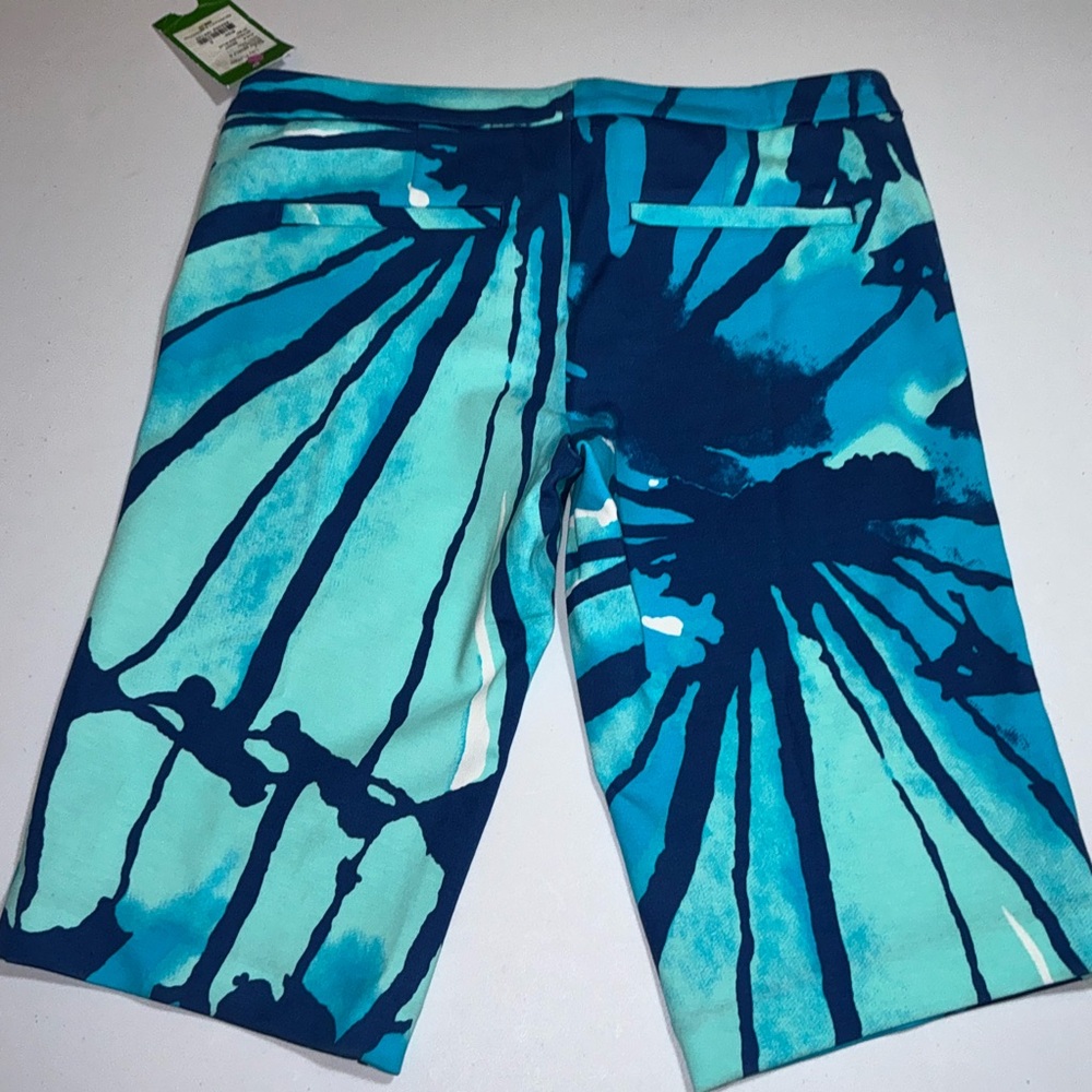 Lilly Pulitzer NWT 12"  McGill Shorts Sparkling Blue Get Inky Size 0 - Picture 9 of 15